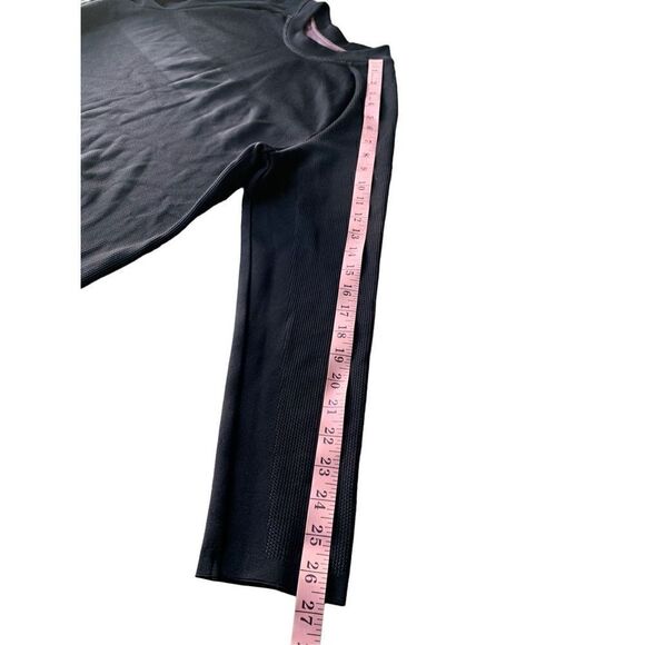 Athleta Black Turbo Seamless Sweatshirt size L - Picture 8 of 9